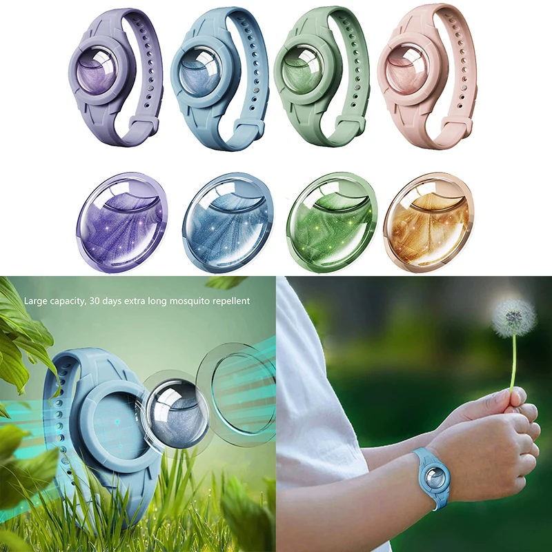 

Браслет для защиты от комаров, наружный браслет с натуральным эфирным маслом, безопасный эффективный отпугиватель насекомых, подарок