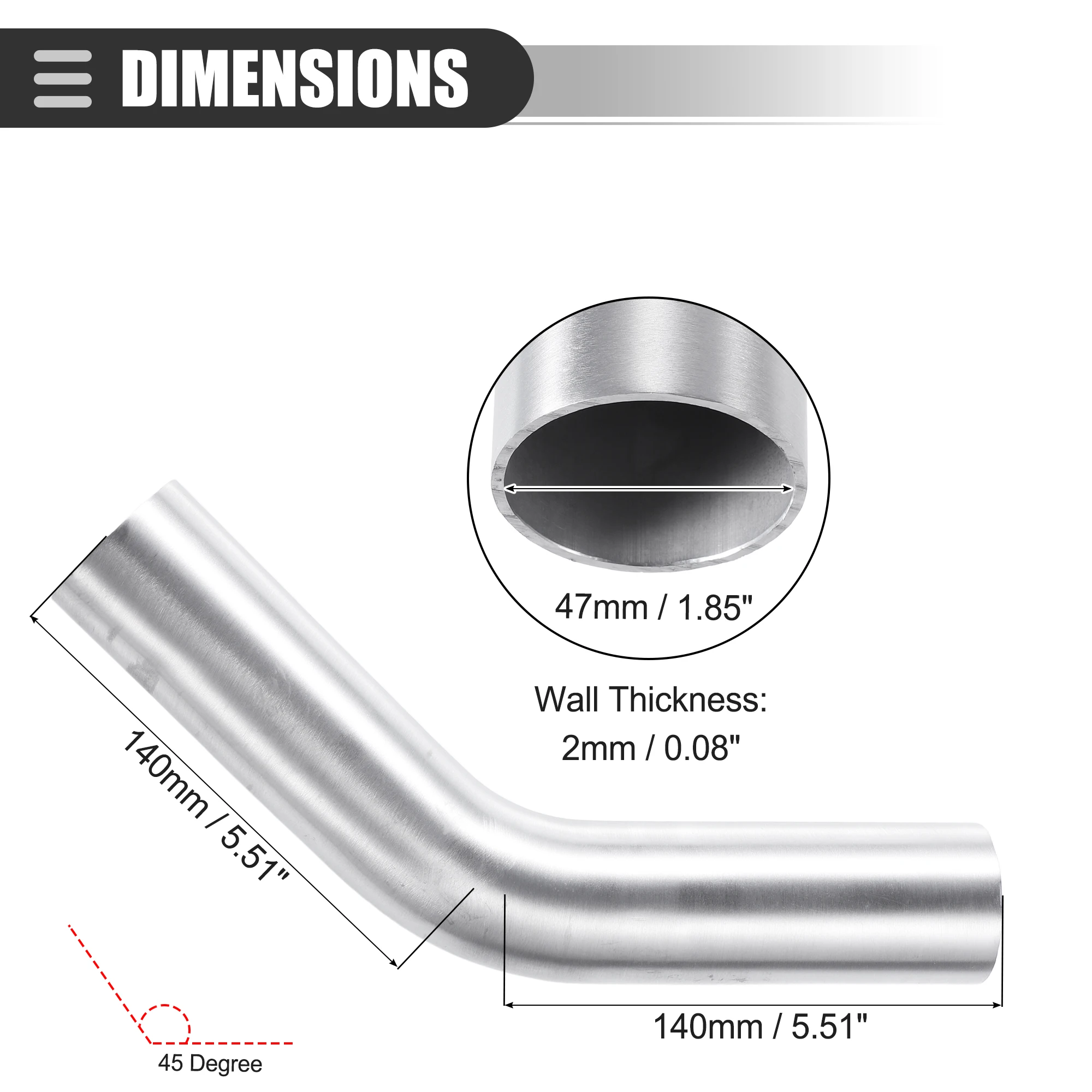 45 Degree 51mm
