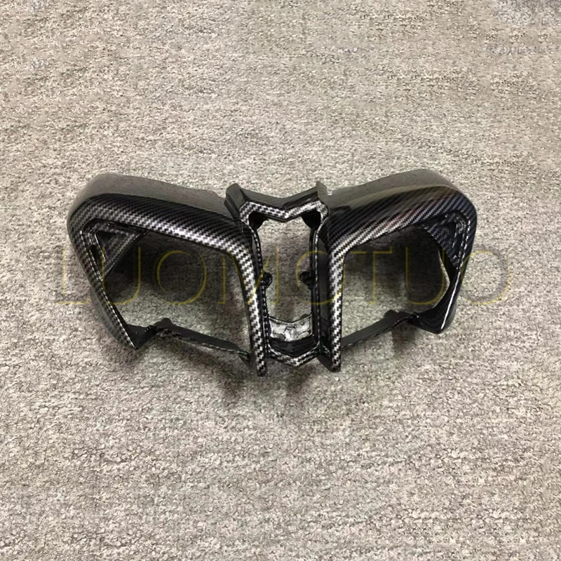 Carbon fiber paint Headlight Cover Shroud Fairing Cowl Kit Fit For YAMAHA MT 10 FZ 10 2016 2019