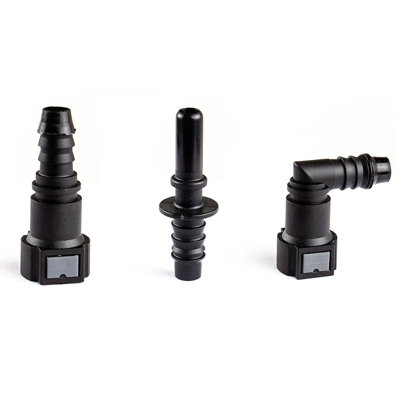 Car Curved Fuel Line Quick Connector Pipe 9.89 ID10 Fit Fuel Quick Connector For Peugeot BMW Benz Hose fuel line connector hose coupler