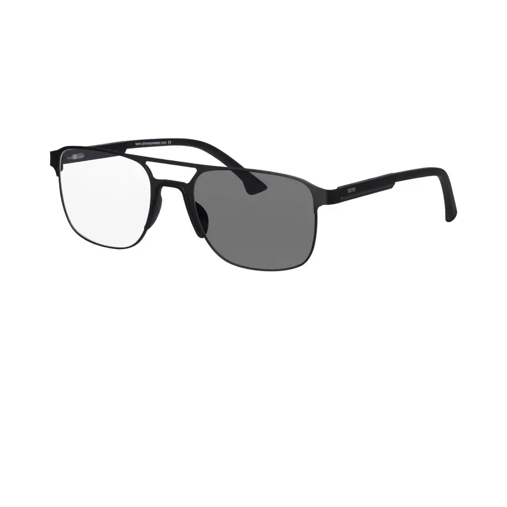 Photochrome Herren-Fahrradbrille, multifokal, progressiv, nah und fern, Doppelbrückenrahmen, Myopie-Linsen, Geschenk für Mann für Ehemann