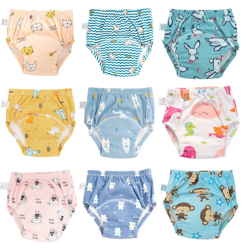5PCSlotBabyReusableDiapersEcofriendlyClothDiapersWashable