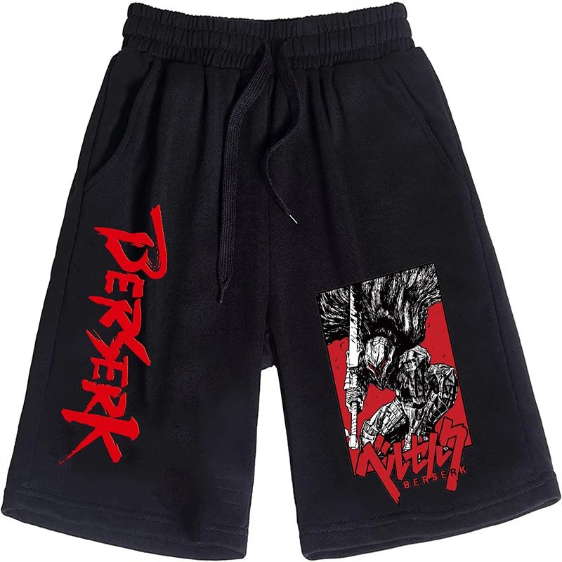 cortos divertidos con estampado de Anime Unisex, ropa de calle de gran tamaño, informales, pantalones cortos holgados de playa - AliExpress