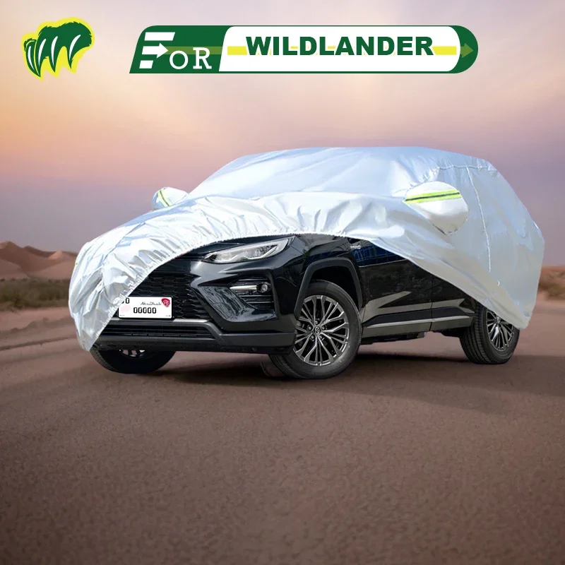 

Чехол для хэтчбека Toyota WILDLANDER, водонепроницаемый наружный чехол, защита от солнца, дождя, с замком и молнией