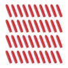 120 Pcs Tweezer Parts Tip Protector Eyelash Tweezers Cap Protective Case Guard for Lashes Red Covers 1