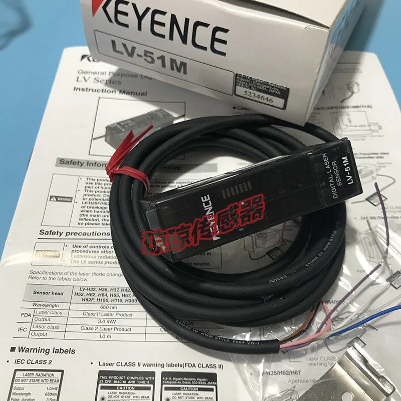 Nuovo Amplificatore Laser Keyence Originale Lv-52P Lv-52 Lv-51M Lv-51Mp Lv-Nh32 Lv-Nh35 Lv-Nh37 Lv-Nh42 Lv-Nh62