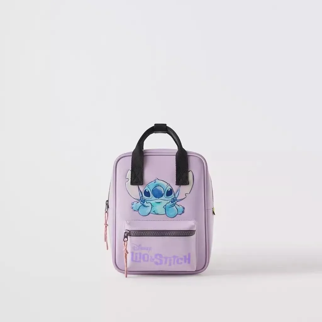 Disney Stitch Children's Backpack Spring New Fashion Anime Cartoon Lilo & Stitch Kids Boy Girls Student Schoolbag Back Pack Gift