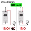 THC15A New Type Din Rail 2 wire Weekly 7 Days Programmable Digital TIME SWITCH Relay Timer Control AC 12V 24V 48V 220V 230V 2