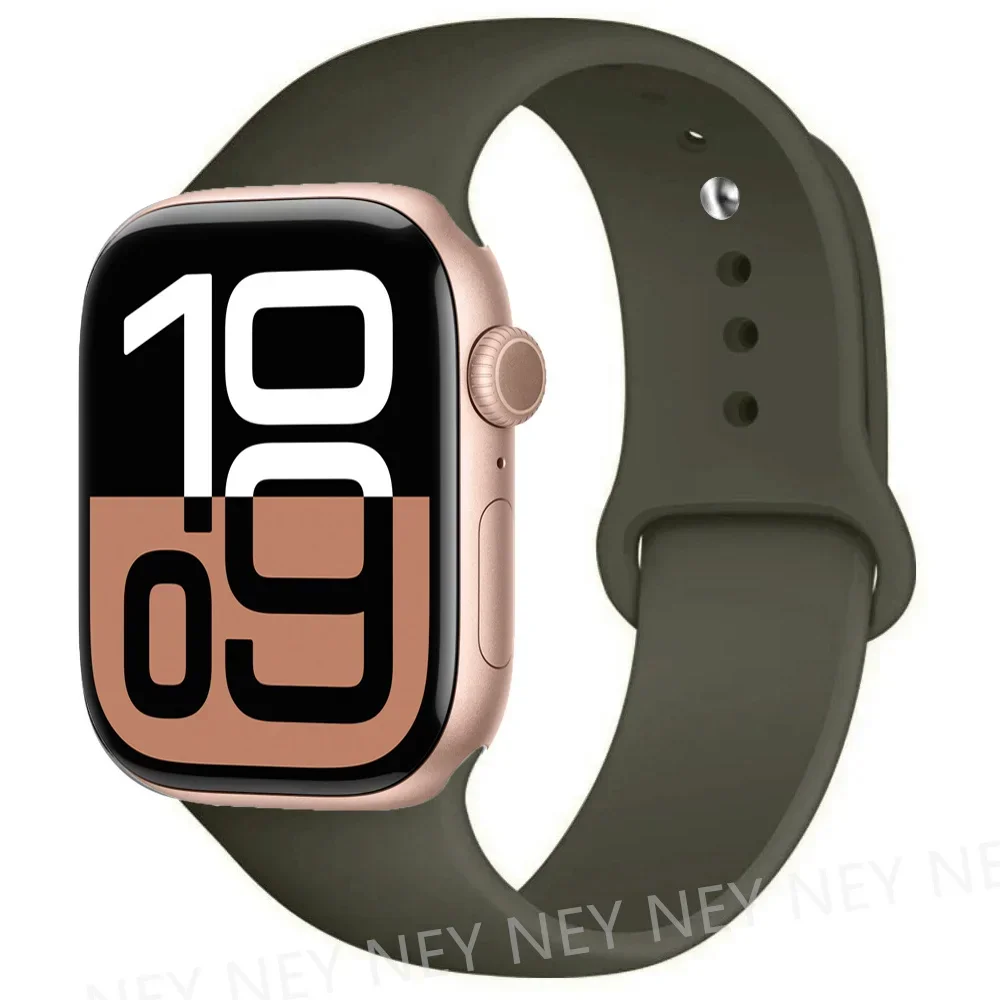 Premium Silicone Sport Watch Band - Versatile Waterproof Strap