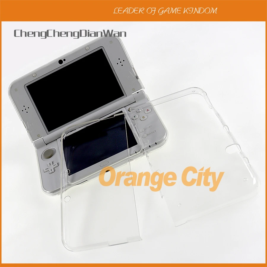 1PC Clear White Soft TPU Protective Case Game Console Protector Skin Cover  Shell for New 3DS LL XL Console ChengChengDianWan
