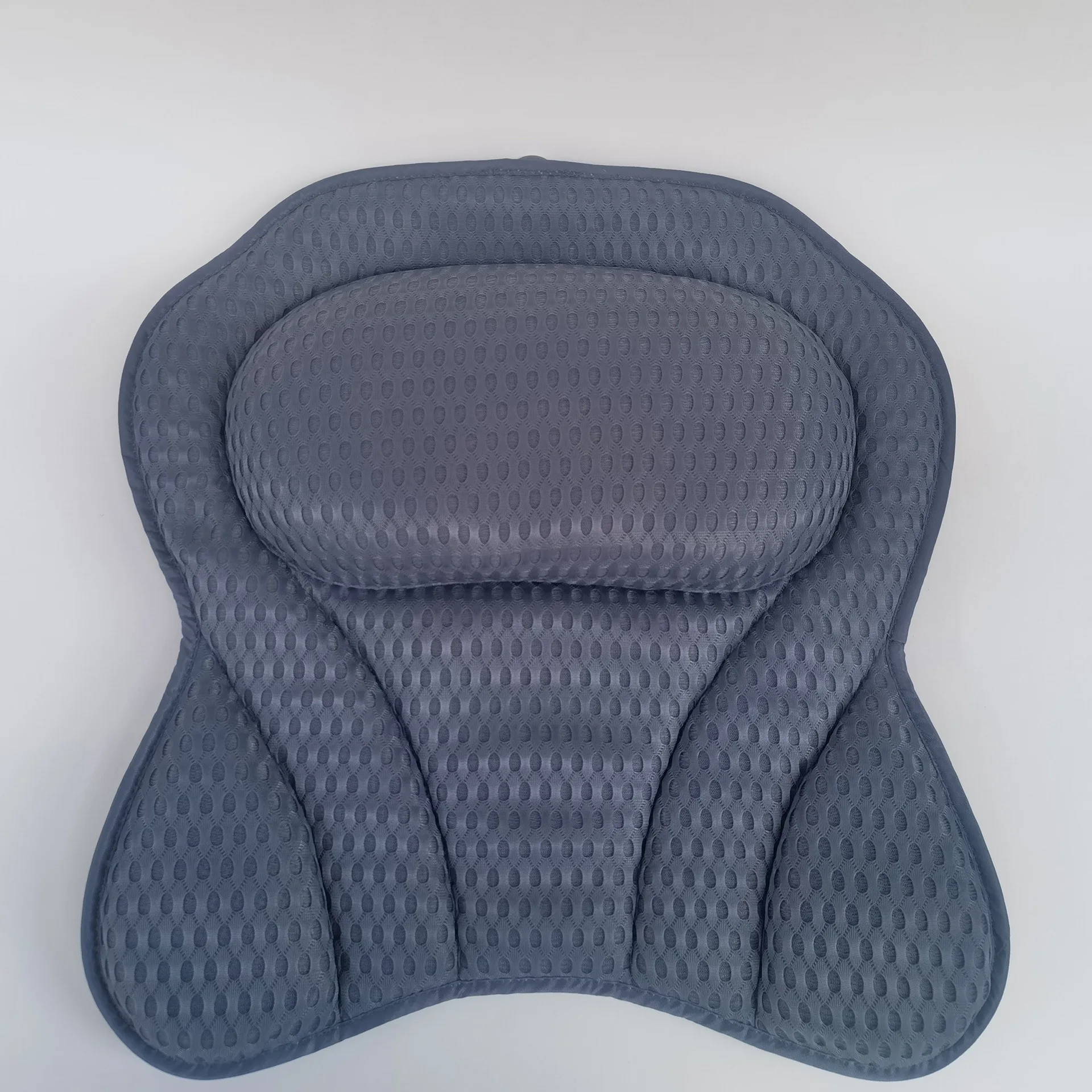 Luxurious Comfort Bath Pillow with Soft 4D Mesh Headrest