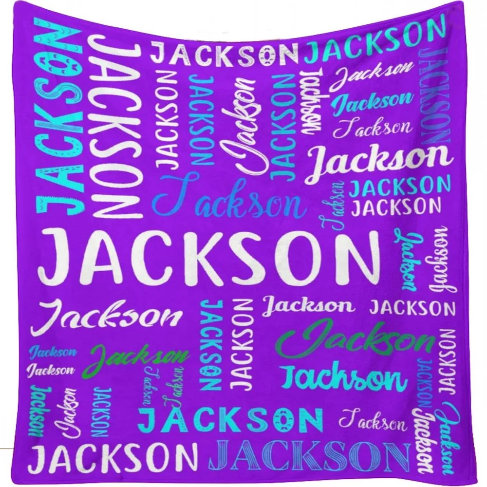 Personalized Fleece Throw Blankets 4