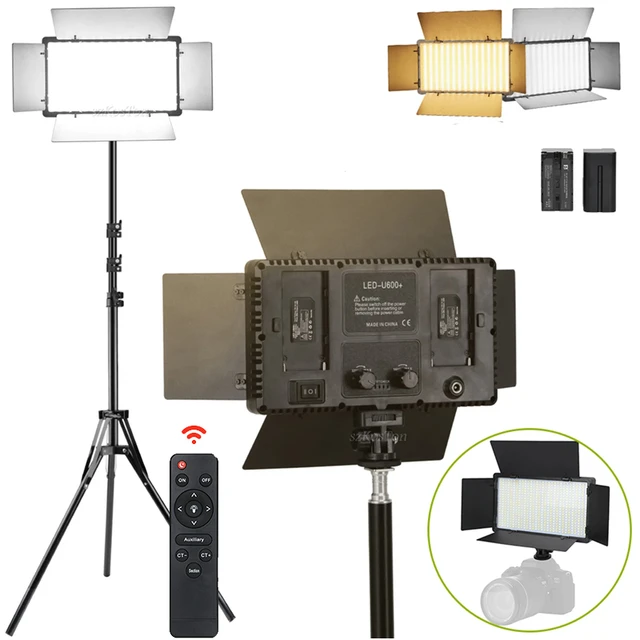 Lumière De Studio Photo Led U800, Pour Enregistrement Vidéo, Panneau De  Photographie, Lampe De Remplissage Avec Télécommande, Pour Jeu  En  Direct - Éclairage Photographique - AliExpress