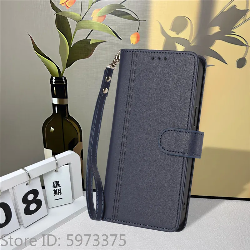 Multi-Functional Leather Wallet Flip Phone Case with Protective Cover