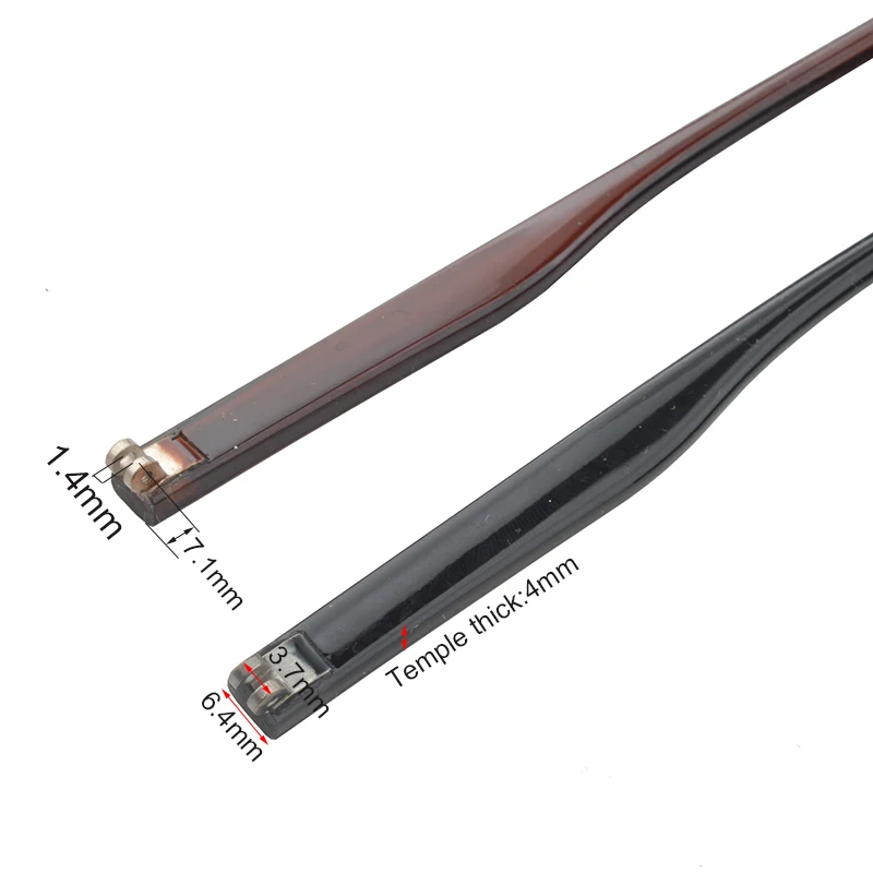 20pcs(10pairs) Two teeth hinge Black Brown PC Glasses Eyeglasses