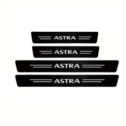 Carbon Fiber Car Door Sill Protector & Anti - Scratch Waterproof Sticker (For ASTRA)