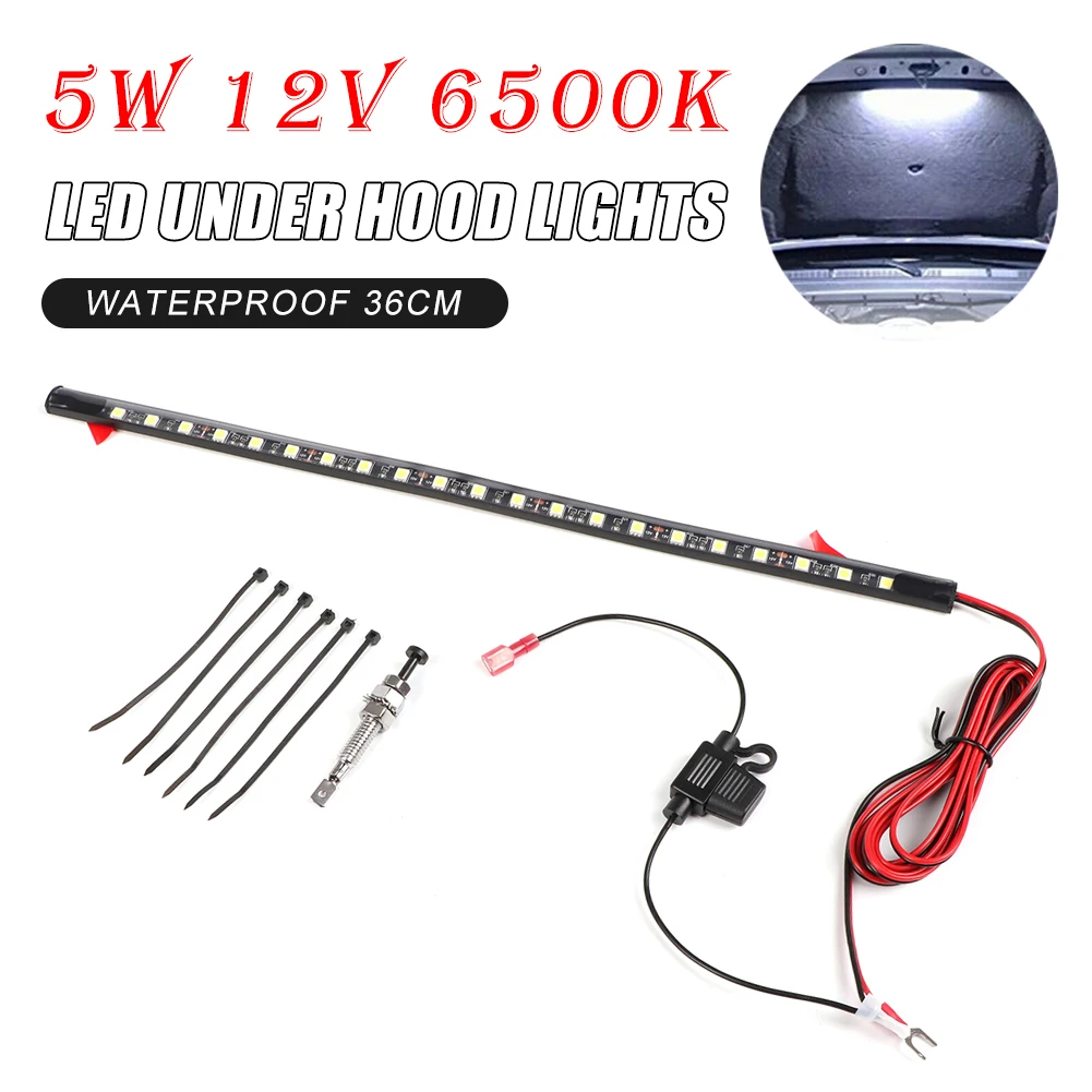 

White Under Hood LED Light Kit With Automatic on/off -Universal Fits any Vehicle