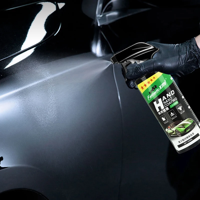 Auto Quick Coat Ceramic Coating Car Wax 3 in 1 Hydrophobic Polish Waterless Wash Shine Polymer Sealent Spray Protection