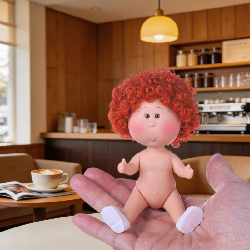 감자 인형 14cm 움직일 수 있는 관절 DIY 플라스틱 인형 어린이 장난감 동반자 생일 선물 소녀 방 장식 장식품