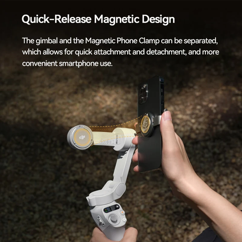 DJI Osmo Mobile SE OM SE Handheld Gimbal ActiveTrack 5.0 Magnetic Design
