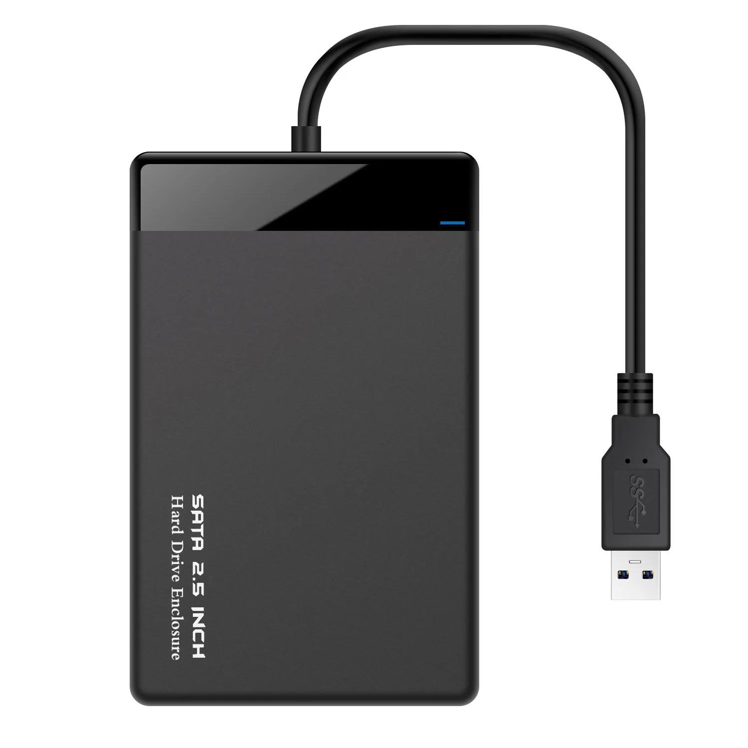 모바일 하드 드라이브 케이스 USB3.0 노트북 SSD 솔리드 스테이트 기계식 하드 드라이브 케이스 2.5인치 시리얼 포트 타입-C 지원