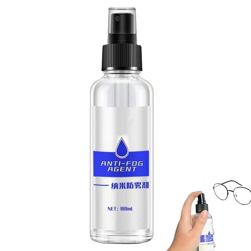 

Anti Fog Spray For Car Windows 100ML Super Hydrophobic Glass Cleaner Fogging Resistant Car Window Cleaner To Improve Visibility