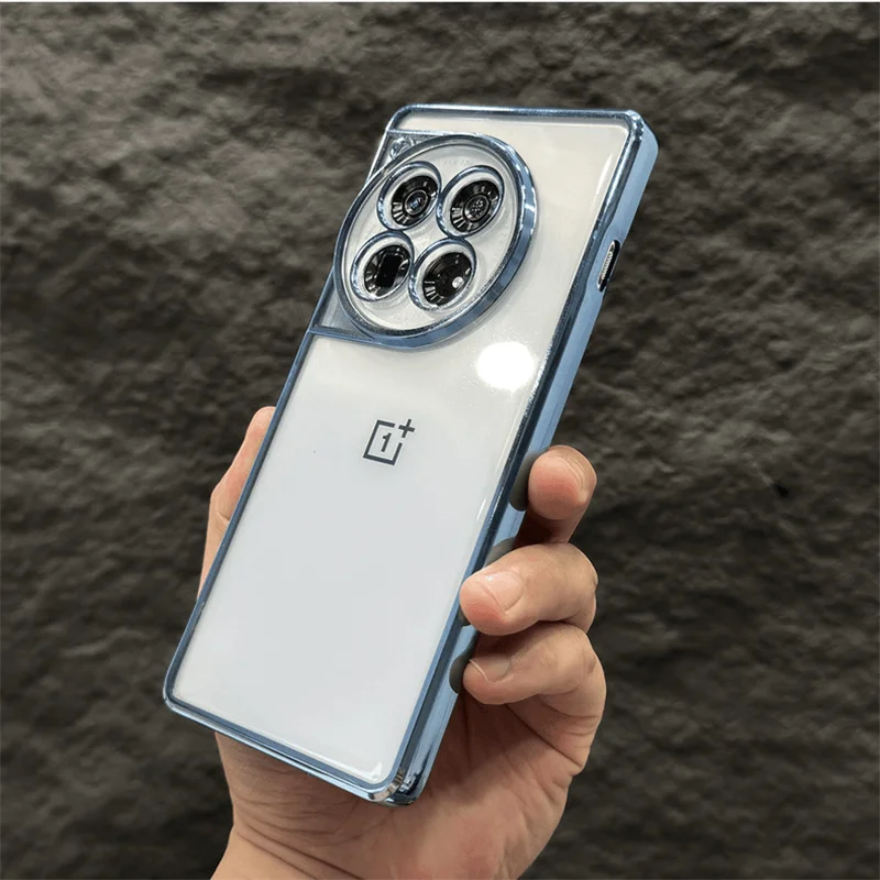 Luxurious Transparent TPU Soft Silicone Bumper Case
