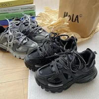 Baskets Design de marque pour hommes, nouvelles baskets épaisses pour hommes et femmes, chaussures de papa, tendance, pour filles et garçons, chaussures de sport décontractées 1