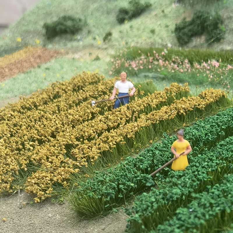 Caja De Hierba Estática Para Modelismo Y Dioramas - 96mm, Escala 1:35 A 1:87