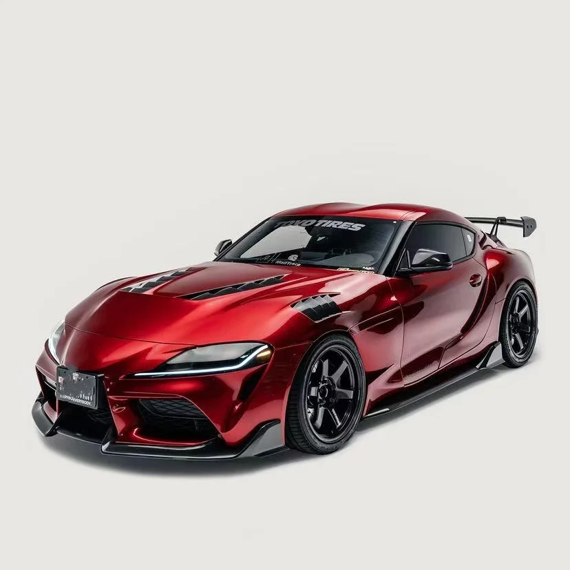 ドライカーボン ファイバー トヨタ スープラ SUPRA A90 A91 2018年式以降 ハンドルカバー 左右2枚 トヨタ GRスープラ SUPRAドライカーボン製センターコンソールボックス