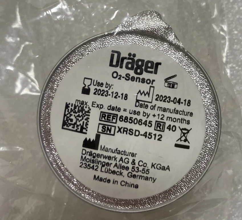 

Oxygen Sensor for Drager PN: 6850645 (New,Original)