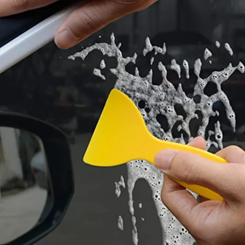 Universal Mini Car Film Wrap Scraper Tools Hard Sticker Smoothing Triangle Squeegee Car Window Vinyl Wrap Film Tools car sticker remover,vinyl squeegee,silicone squeegee,window tinting squeegee,automotive film tools