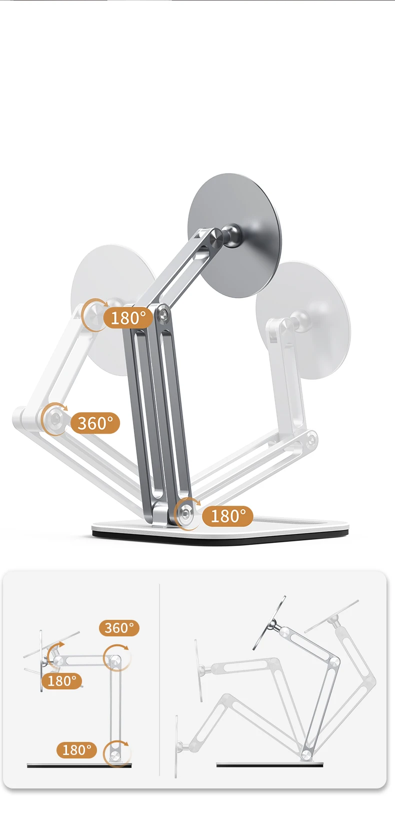 iPad magnetic desk holder