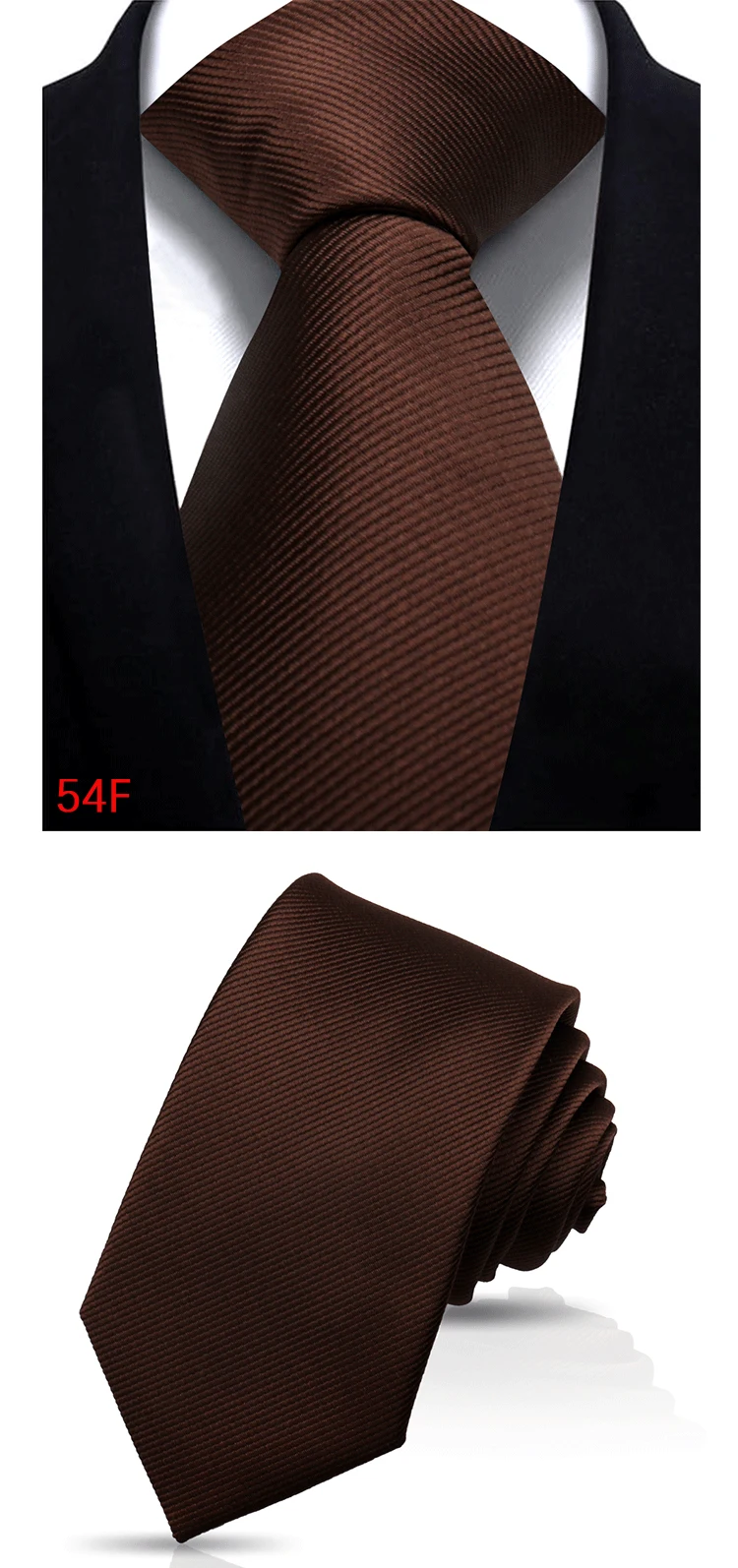 Modemarke Designer Krawatten für Mann einfarbig gestreifte hochwertige Business-Hochzeits feier Bluse Krawatten Anzug Accessoires – Detail 24