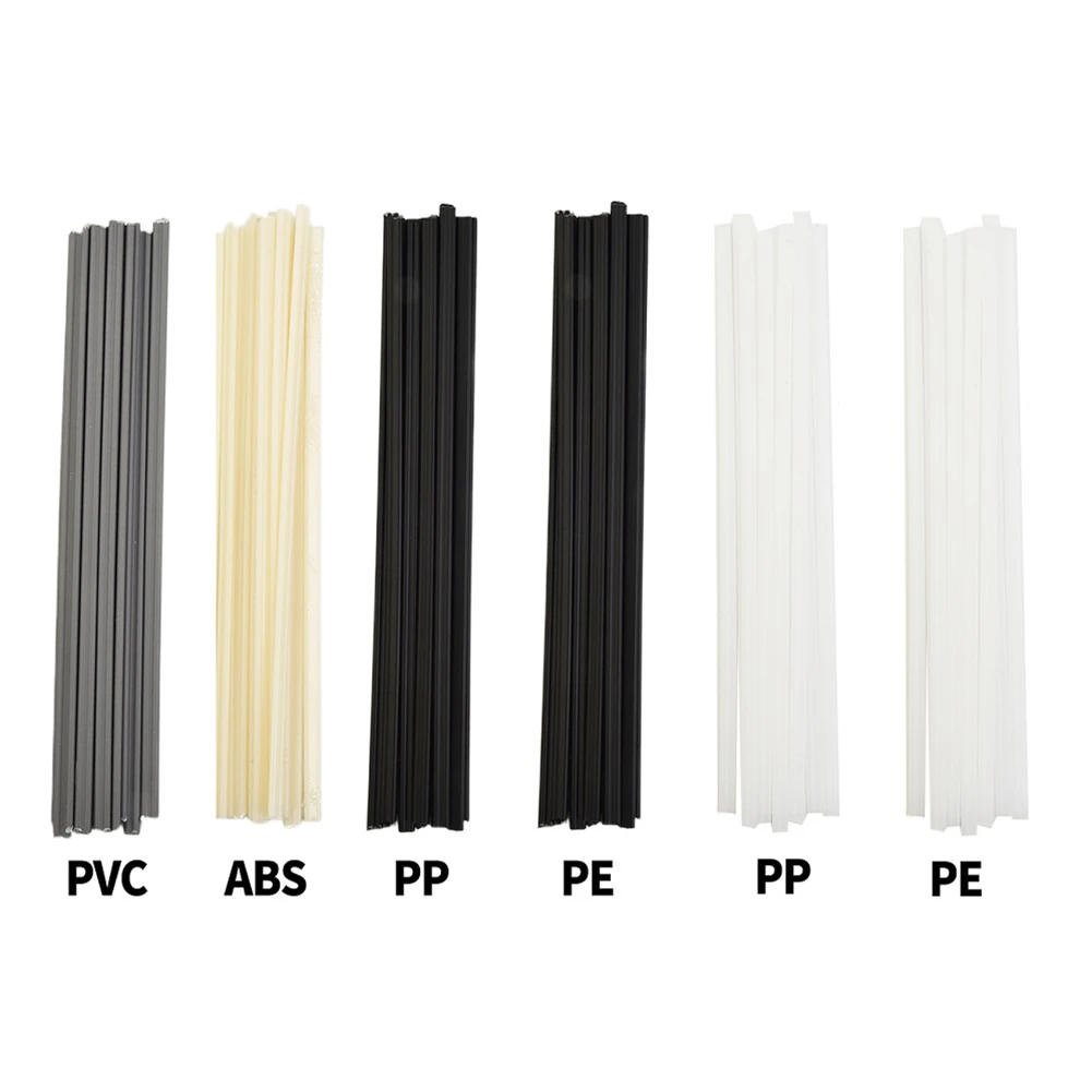 10pcs Plastic Welding Rods Bumper Repair Welding Supplies Welding Rods Plastic Welding Gun ABS/PP/PVC/PE Welding Rod 200mm