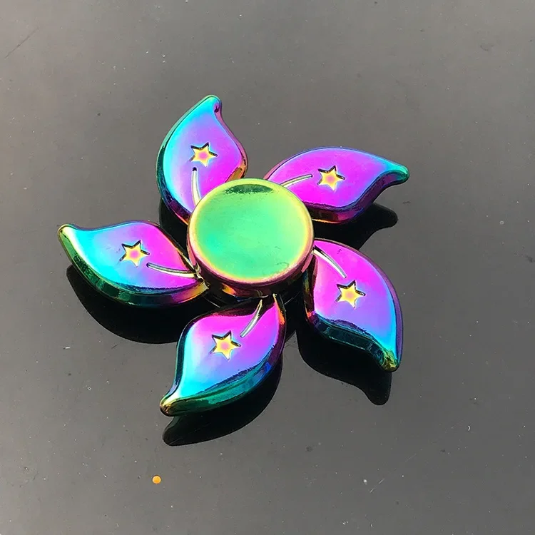 Sleek Metal Alloy Anti-Stress Fidget Spinner Toy