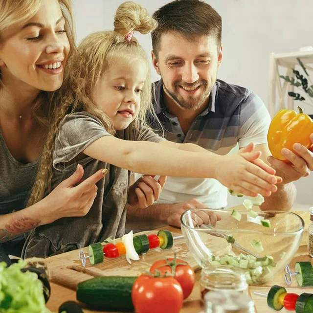 Sütőtálcás Nyársai Levegő Sütő Rozsdamentes Acél Tartó Bbq Állvány Kettős Rétegű Grill Sütőedény Csere Barbecue Konyhai Szerszámok - Image 3