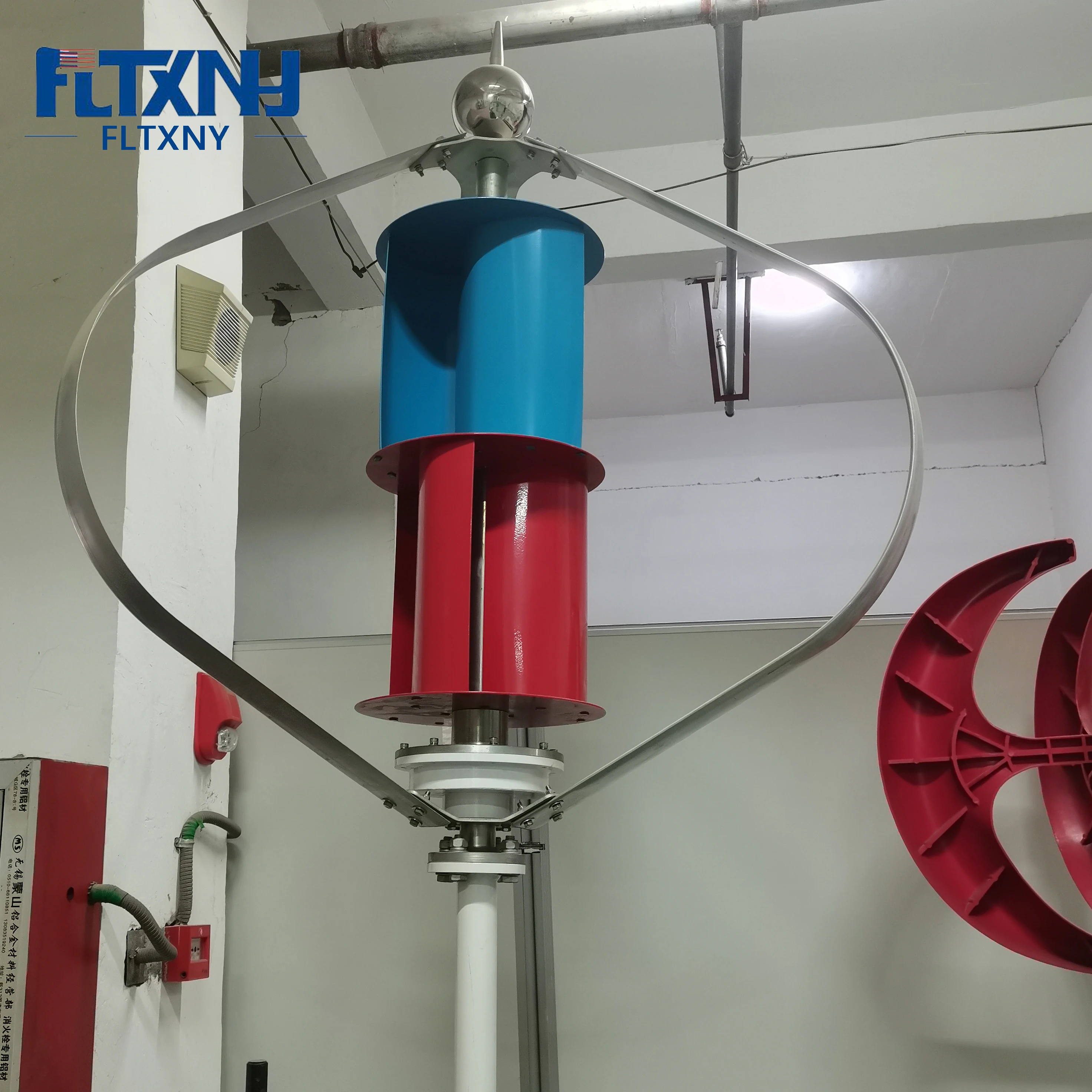 Generatore Di Corrente A Turbina Eolica Verticale 6Kw 7Kw Energia Libera 12V-48V 3 Pale Regolatore Di Carica Mppt Inverter Off Grid