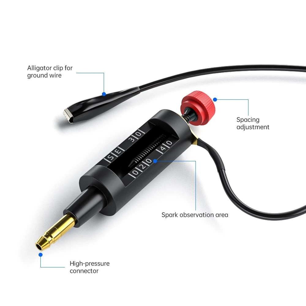 Testeur De Bougie D'allumage Testeur D'allumage De Moteur Système  D'allumage Réglable Testeur De Bobine Autos Outil De Test De Diagnostic  Pour Voiture