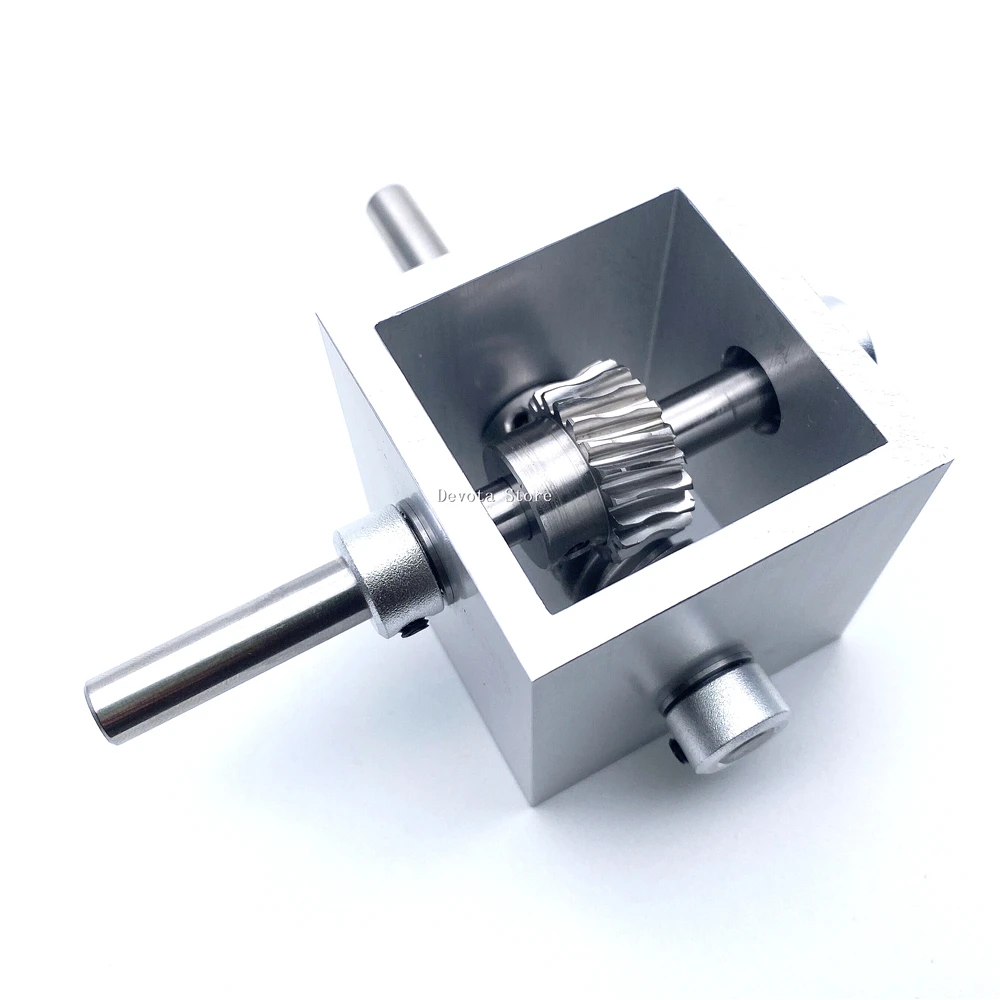 Turbina Worm Gear Transmissionright Ângulo Reverso Caixa de Velocidades 90-degree Ângulo Redutor mm Dispositivo de Canto 1:5