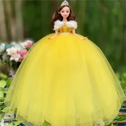 Poupée de décoration princesse Bjd de 30cm, poupée de mariage à la mode, 13 articulations mobiles, vêtements 3D pour les yeux, cadeau d'anniversaire pour fille, jouet habillé, nouvelle collection 1/6 