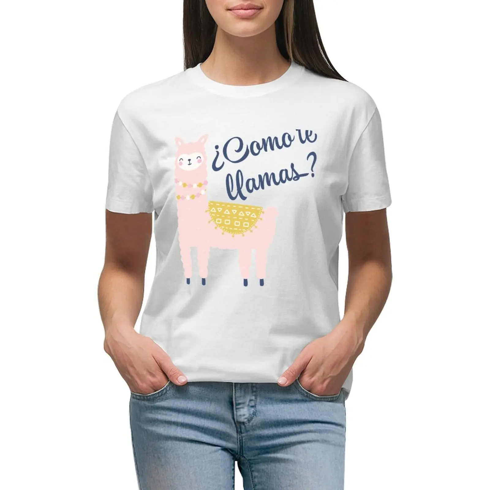 

Como te llamas T-shirt hippie clothes Blouse Women tops
