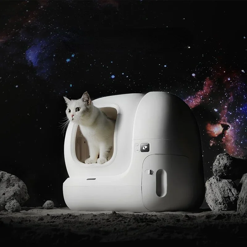 

Self Cleaning Litter Box Anti-sand Closed Cats Tray Cat Toilet Automatic Smart APP Remote Sand Box Petkit Litter Box Max for Cat