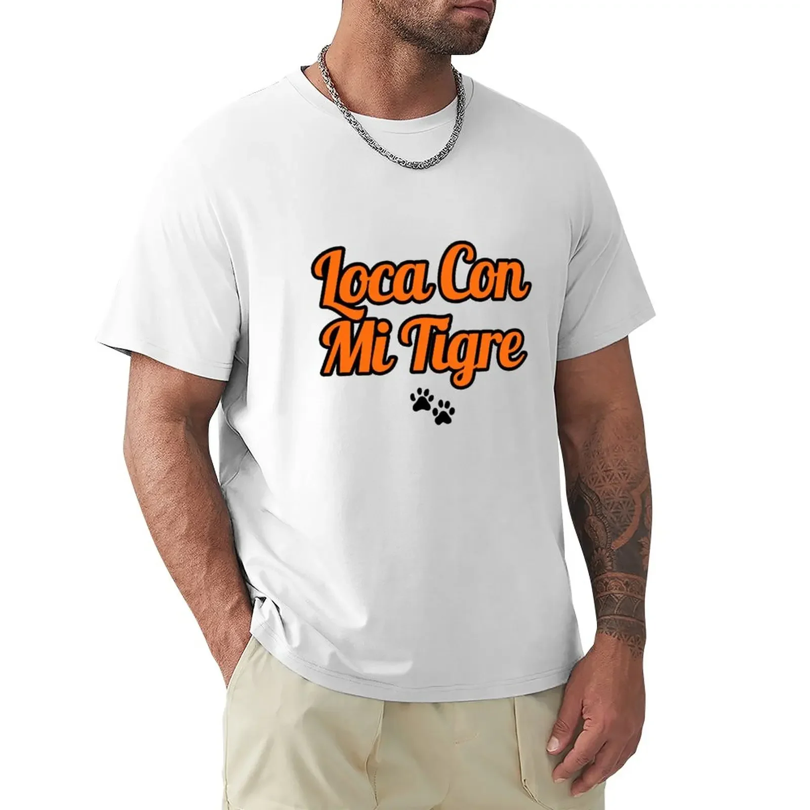 

Loca Con Mi Tigre T-Shirt tees hippie clothes plus sizes mens vintage t shirts