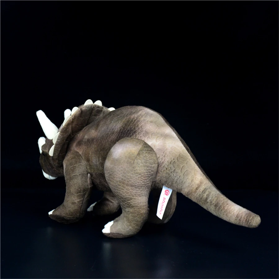 Triceratops High Fidelity Anime Cute Jurassic Plushie Dinosaur Plush Toys Lifelike Animals Simulation Stuffed Doll Kawai Toy Kid 3