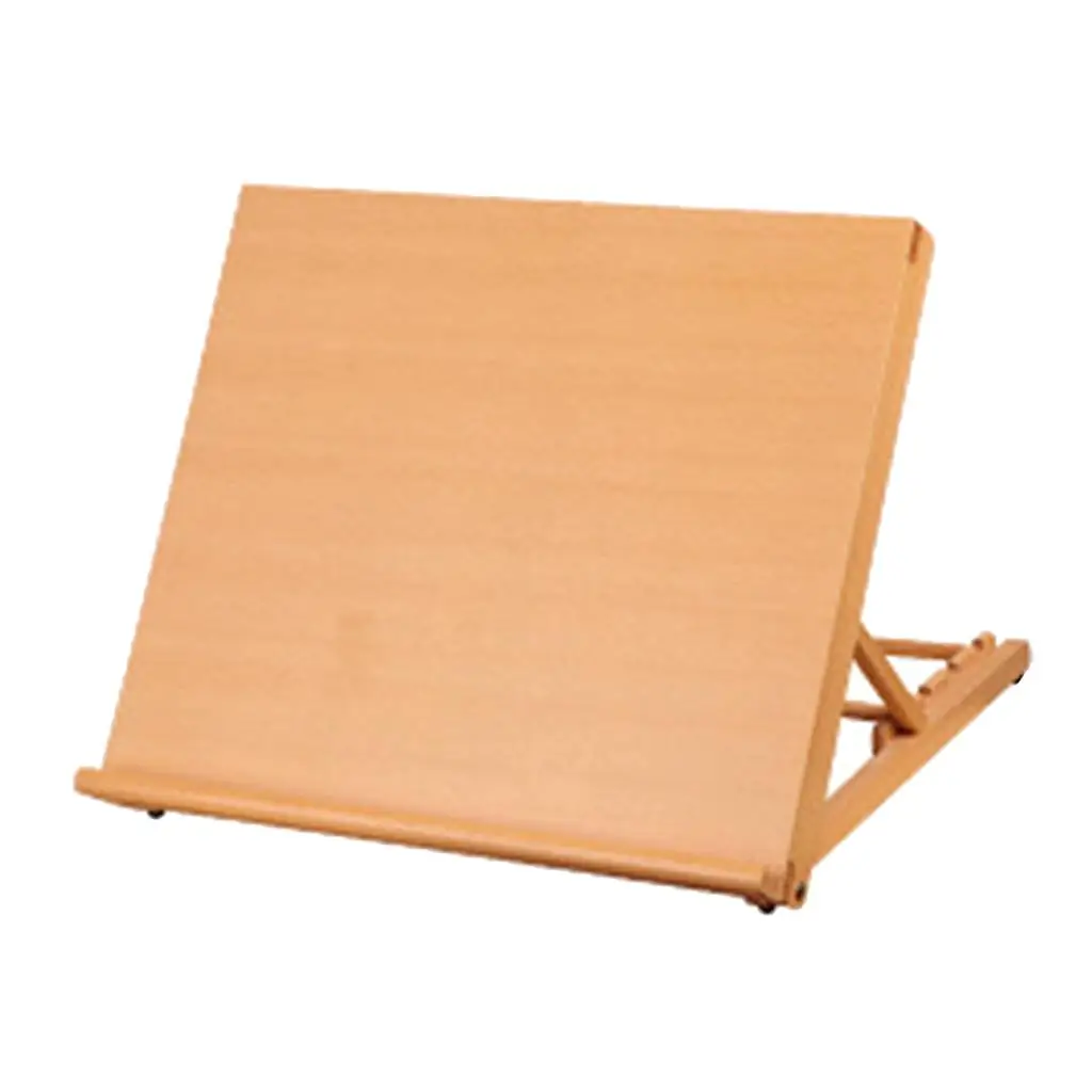 Art Drawing Board Portable Adjustable Beech Wood Sketching Wood Desktop Table Easel for Drawing , , or , Large