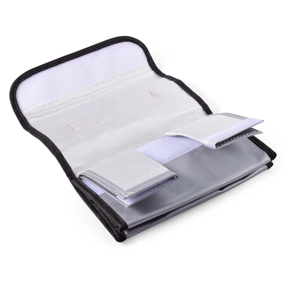 Sd5a3eefcc9044e0b8b447180fd97787d9 Lipo Guard Safety Bag Fireproof Explosion-Proof Portable Lipo Safety Bag 215*115*155mm for RC FPV Racing Drone Car Battery Safe