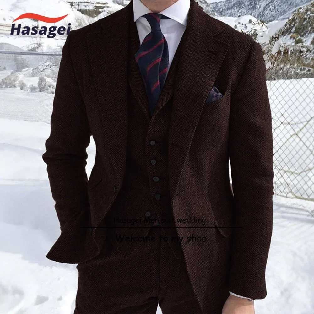 Рисунок 3 - Твидовые мужские костюмы для зимы