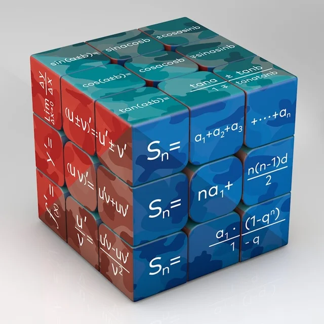 3x3x3 Magic Puzzle Cube  Math Chemistry Element Pattern Cubo Children's Gifts Educational Fidget Toys 3