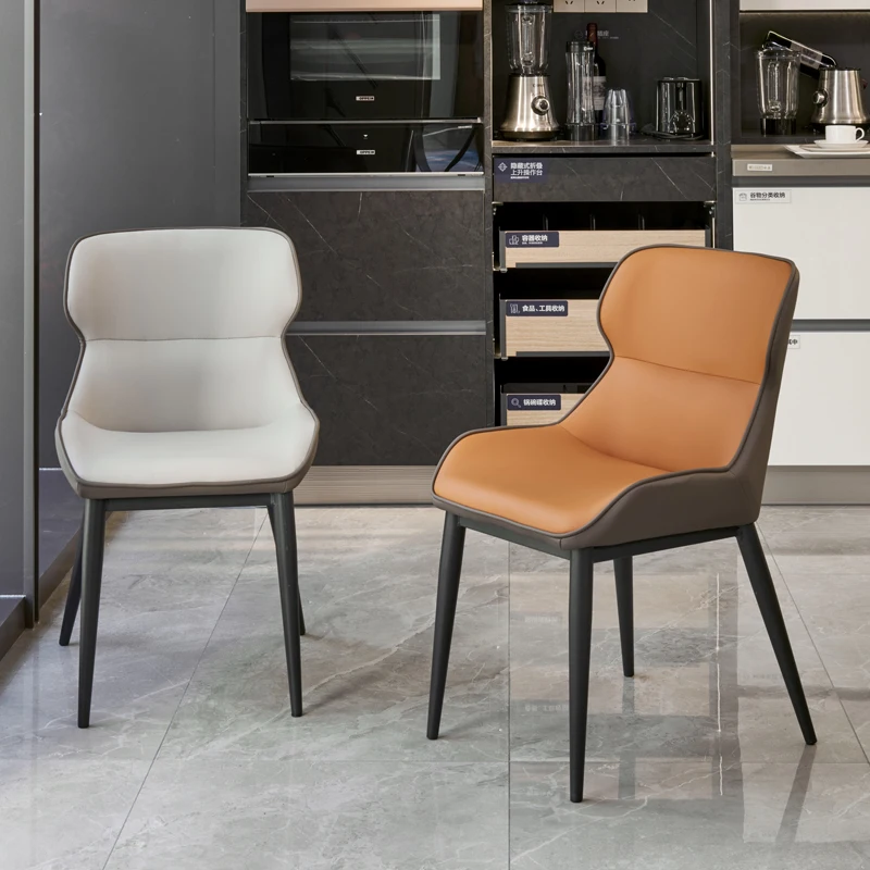 Living Room Cheap Dining Chairs Ergonomic Portable Black Legs Chair